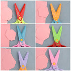 🥰【6 kusov - 6 rôznych tvarov】Len 20 eur✂️🌈Bezpečnostné nožnice pre deti (na stavbu svojpomocne)