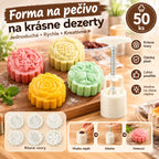 【1 forma so 4 kvetinkami】✨😍Sada foriem na ručné lisovanie cesta, kreatívne formy na pečenie