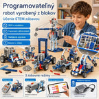 🤖🧩【396 kusov】【Časovo obmedzená ponuka: 50% zľava】Detská stavebnica elektrického robota - stavebné kocky