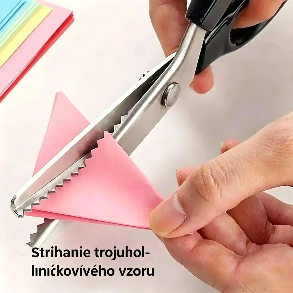 🔥Kúpte jeden, druhý dostanete zadarmo✂️ Profesionálne nožnice na cikcak - Nožnice na látku s ostrými zúbkovanými čepeľami