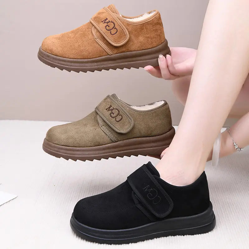 🏆49%OFF🔥【36-41】Módne nové zimné krátke čižmy pre ženy s mäkkým snehovým dezénom